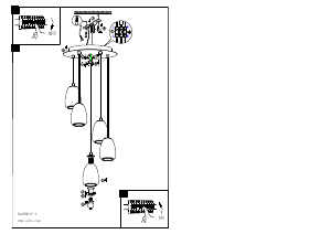 Bruksanvisning Eglo 98617 Lampa