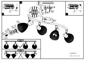 Bruksanvisning Eglo 98623 Lampa