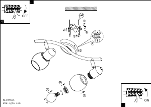 説明書 Eglo 98625 ランプ