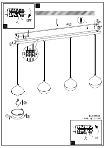 Bruksanvisning Eglo 98628 Lampa