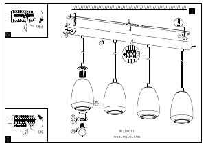 Bruksanvisning Eglo 98649 Lampa