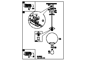 Bruksanvisning Eglo 98651 Lampa