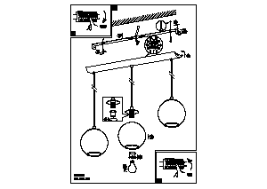 Bruksanvisning Eglo 98652 Lampa