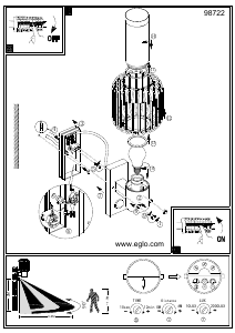 説明書 Eglo 98722 ランプ