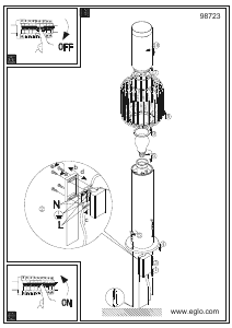 Bruksanvisning Eglo 98723 Lampa