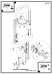 説明書 Eglo 98732 ランプ