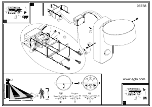 説明書 Eglo 98738 ランプ