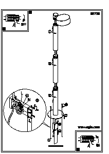 説明書 Eglo 98739 ランプ