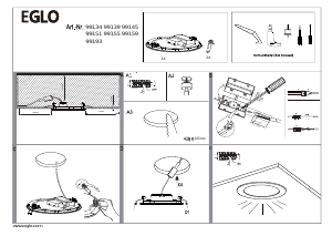 Bruksanvisning Eglo 99145 Lampe