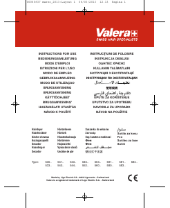 Manual Valera Swiss Nano 9200 Ionic Uscător de păr