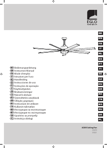 Manuale Eglo 35019 Azar Ventilatore da soffitto