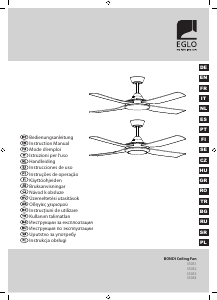 Handleiding Eglo 35033 Bondi Plafondventilator