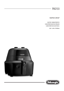 Handleiding DeLonghi FH2133 Rapid Crisp Friteuse