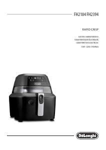 Handleiding DeLonghi FH2394 Rapid Crisp Friteuse