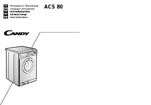 Handleiding Candy ACS80SY Wasmachine