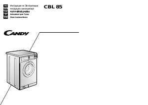 Handleiding Candy CBL 85 SY Wasmachine