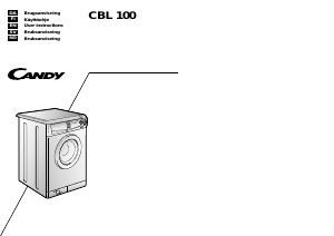 Handleiding Candy CBL 100 SY Wasmachine
