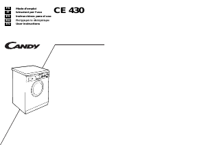 Handleiding Candy CE 430 ARG Wasmachine