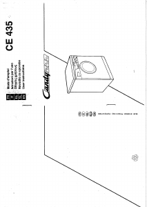Handleiding Candy CE 435 Wasmachine