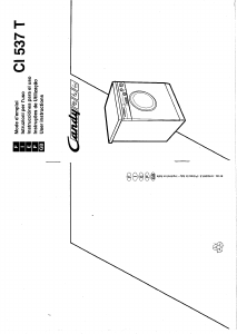 Handleiding Candy CI 537 T Wasmachine