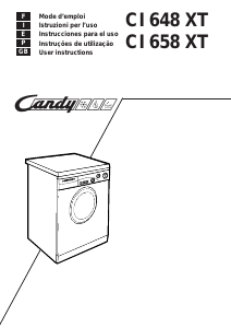 Handleiding Candy CI 648 XTIT Wasmachine