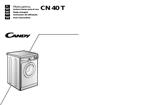Handleiding Candy CN 40 T Wasmachine