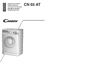 Εγχειρίδιο Candy CN 65 AT-01S Πλυντήριο