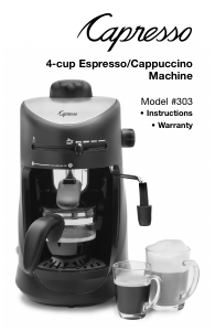 Handleiding Capresso 303 Espresso-apparaat
