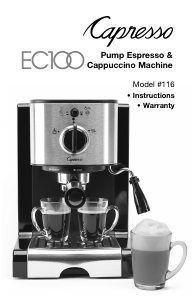Handleiding Capresso 116 Espresso-apparaat
