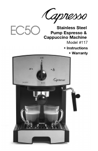 Handleiding Capresso 117 Espresso-apparaat