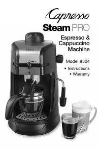 Handleiding Capresso 304 Espresso-apparaat