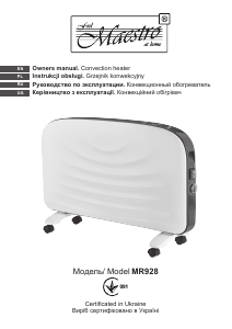 Instrukcja Maestro MR928 Ogrzewacz