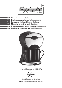 Bedienungsanleitung Maestro MR404 Kaffeemaschine
