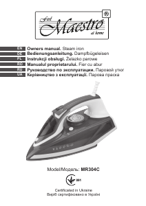 Manual Maestro MR304C Iron