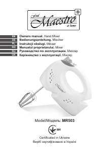 Instrukcja Maestro MR503 Mikser ręczny