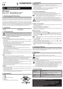 Mode d’emploi Renkforce MD111AXXX Lecteur Mp3