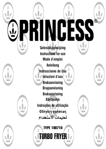 Bedienungsanleitung Princess 180710 Turbo Fritteuse