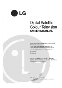 Bruksanvisning LG DI-28Z12 LCD TV