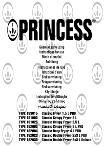 Bedienungsanleitung Princess 182023 Classic Double Fritteuse