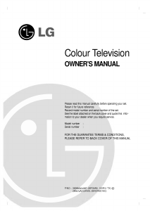 Bruksanvisning LG RE-40NZ80RB TV
