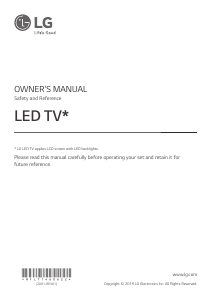 Handleiding LG 75SM9900PLA LED televisie