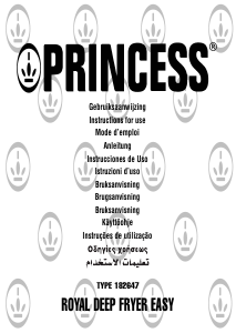 Bedienungsanleitung Princess 182647 Royal Fritteuse