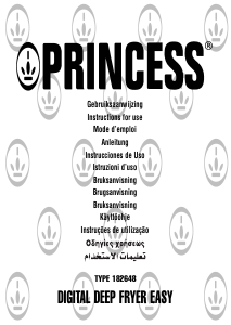 Manuale Princess 182648 Digital Friggitrice