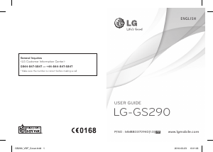 Handleiding LG GS290GO Mobiele telefoon