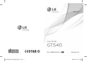 Manual LG GT540GO Mobile Phone