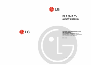 Handleiding LG 42PX5D Plasma televisie