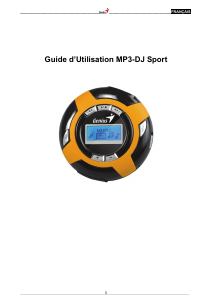 Mode d’emploi Genius DJ Sport Lecteur Mp3