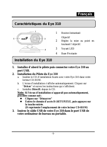 Mode d’emploi Genius Eye 310 Webcam