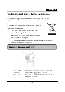 Mode d’emploi Genius Look 320S Webcam