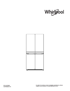 Mode d’emploi Whirlpool WQ9 M2L Réfrigérateur combiné
